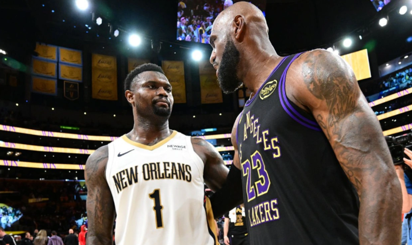 世界杯官方入口-去他的那些鬼话！詹姆斯赛后寄语锡安曝光 吐槽老冤家A-史密斯